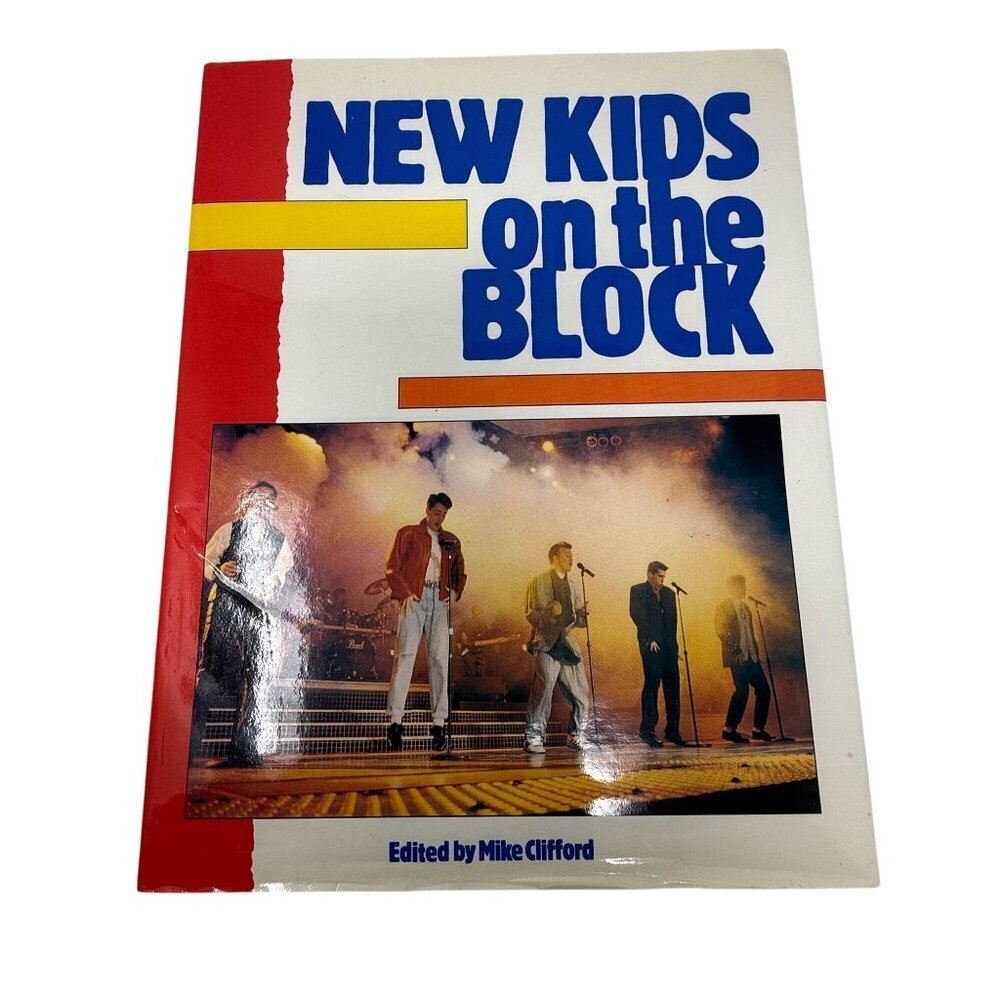 New Kids On The Block Edited By Mike Clifford 1990 Mallard Press Hardcover 90s